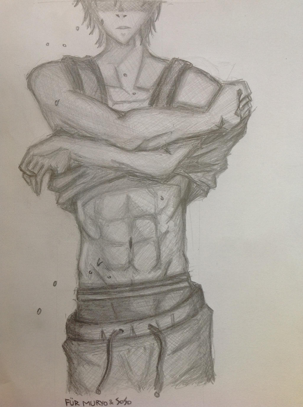Anime Guy ~ Pencil-Style. SIXPACK by 2BFabulousPencil on DeviantArt