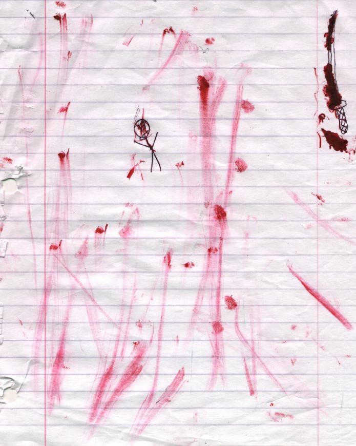 Red Pen Exploded kid and exploded pen by bloddychickens on DeviantArt