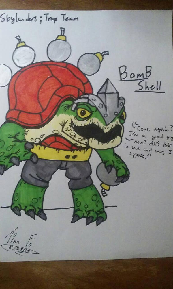 Trap Team Villains Series 04: Bomb Shell by terumi67 on DeviantArt