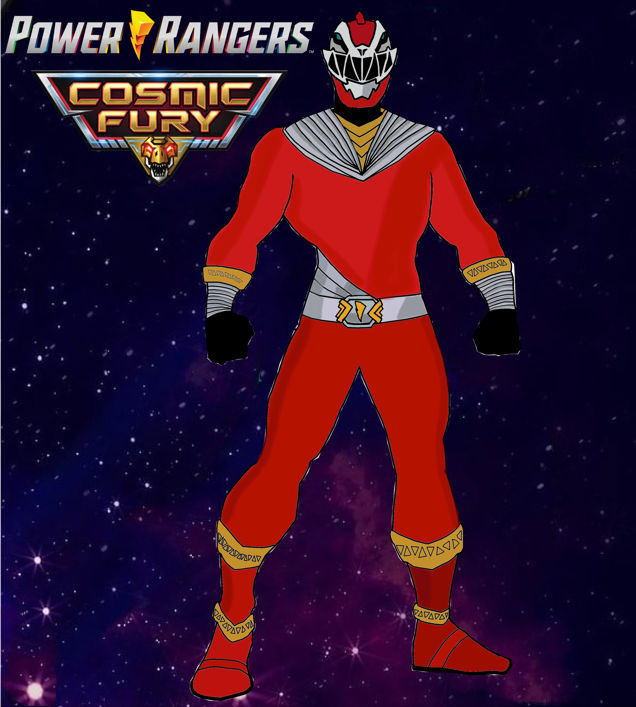 Power Rangers Cosmic fury red ranger by RangerBloxArt on DeviantArt