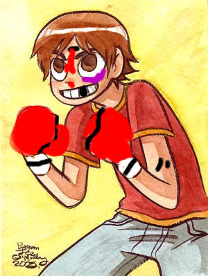 Scott Pilgrim the boxer