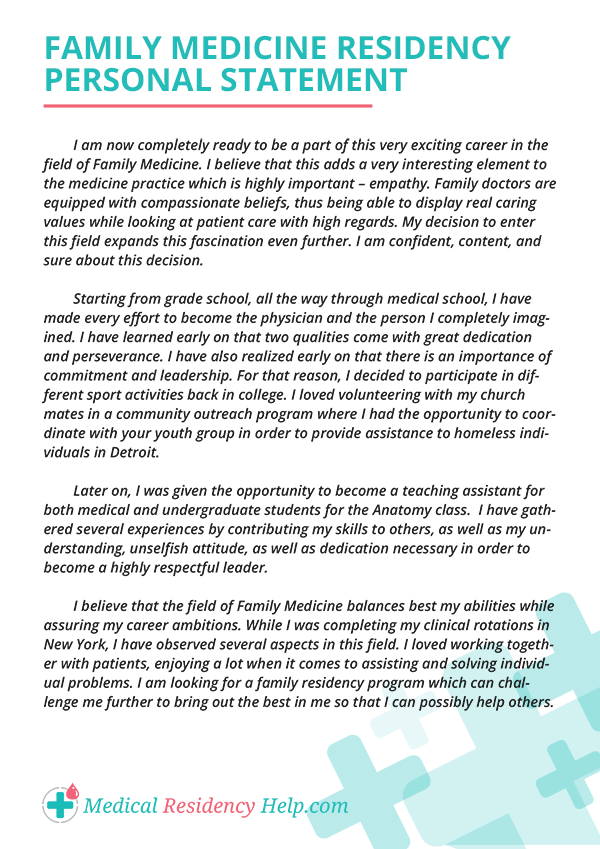 Family Medicine Residency Personal Statement By MedicalResidencyUSA On family-medicine-residency-personal-statement-by-medicalresidencyusa-on