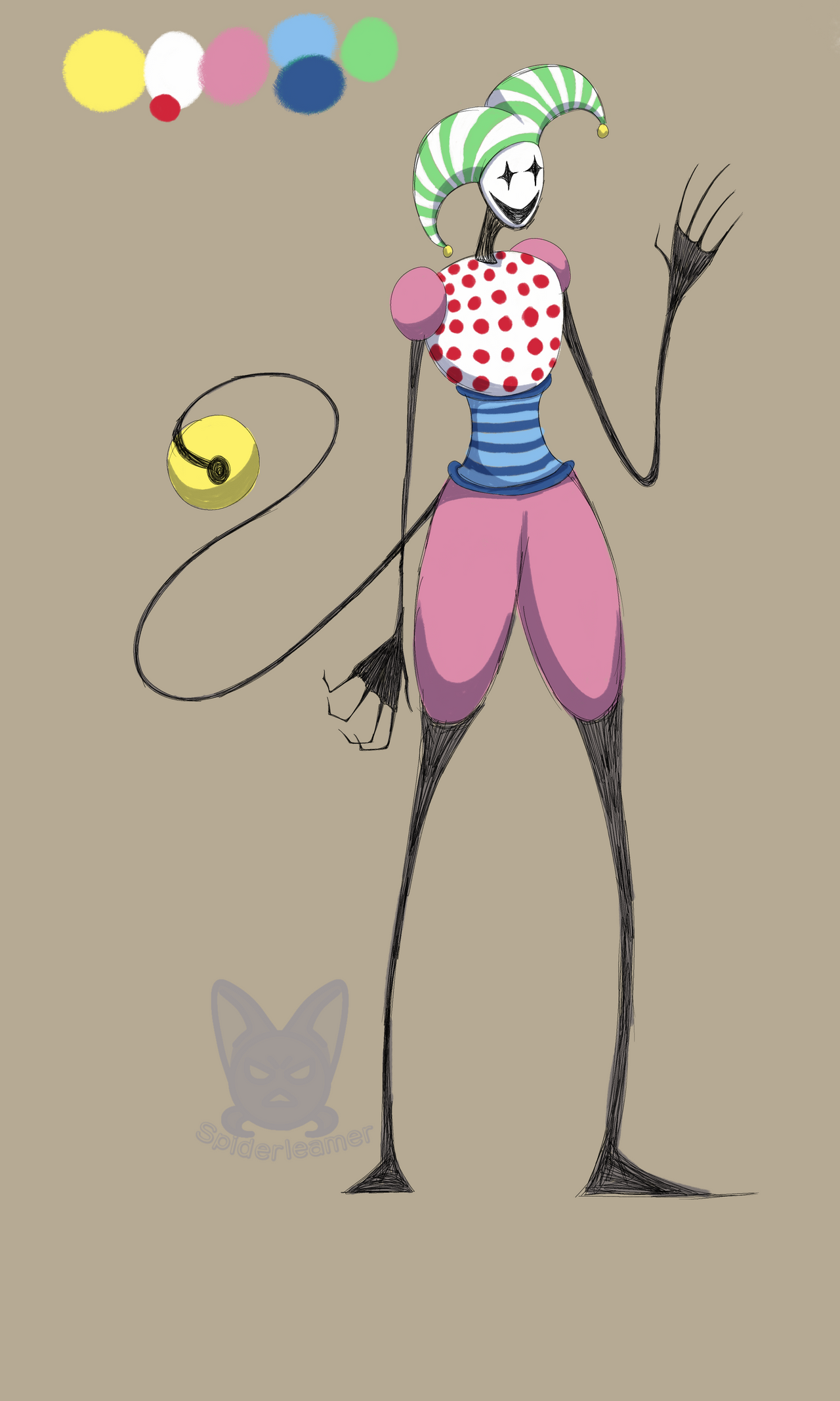 Spring Monster Jester Jester by Spiderleamer on DeviantArt