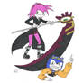 Sonic and Amy as Soul and Maka