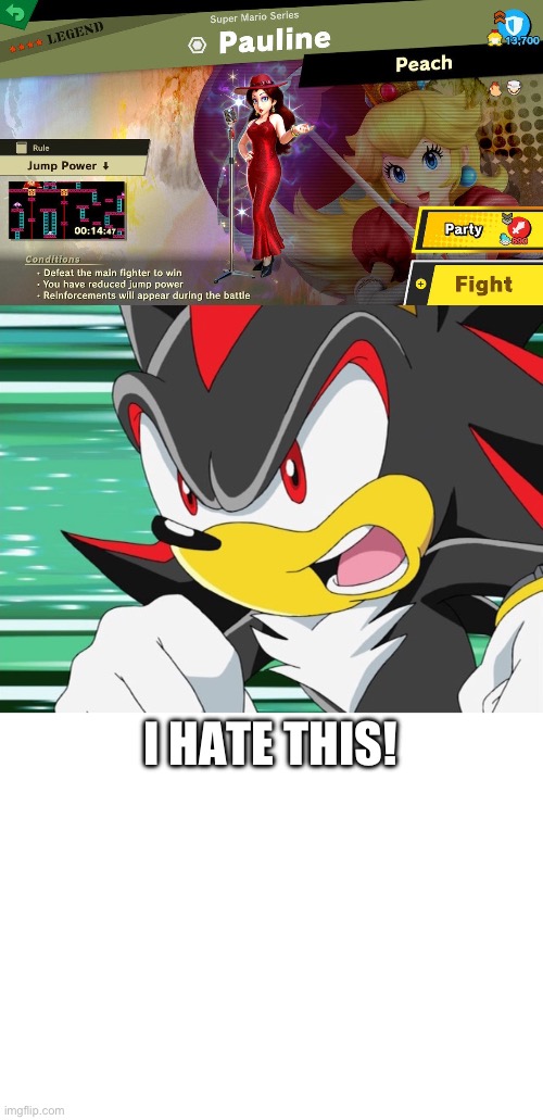 Sonic and shadow's views on Blank Template - Imgflip