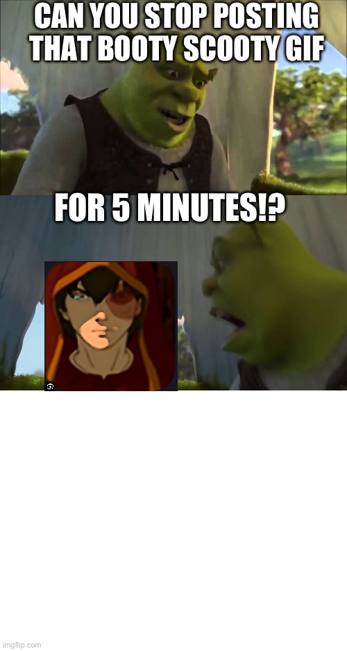 shrek five minutes Meme Generator - Imgflip