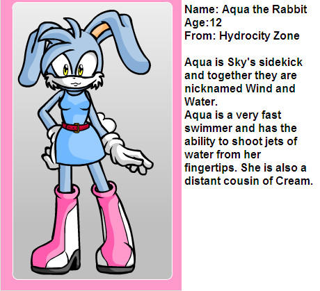 Aqua Rabbit Aqua the Rabbit by Shortfuse9 on DeviantArt