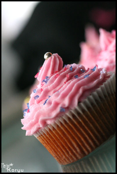 Pink Cupcakes with crystals