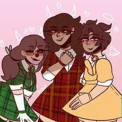 James , Elijah, Marcel - Heathers