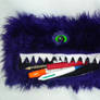 Purple Monster Pencil Case