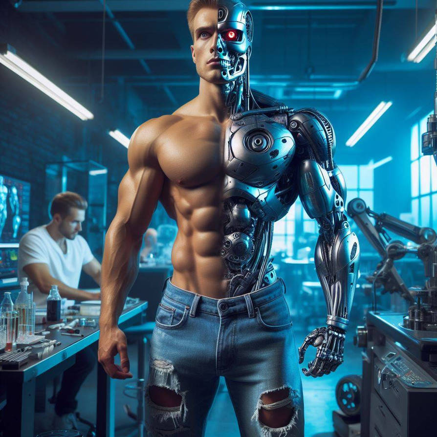Terminator in a lab. by InnocentCyborg on DeviantArt