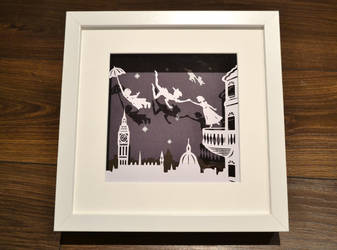 Peter Pan Papercut