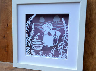 Mrs Tiggy Winkle Papercut