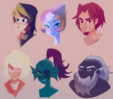 Random Character Sketches