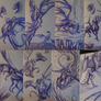 [YGO Dragon AU] Vrains sketchbook dump