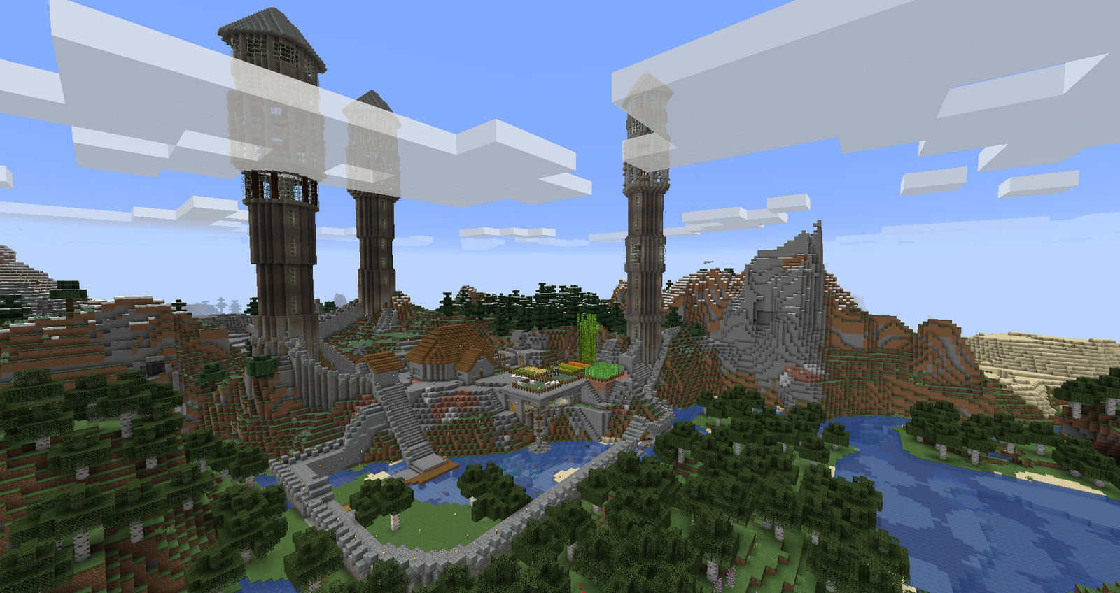 Minecraft Full Base Minecraft base by cynderplayer on DeviantArt