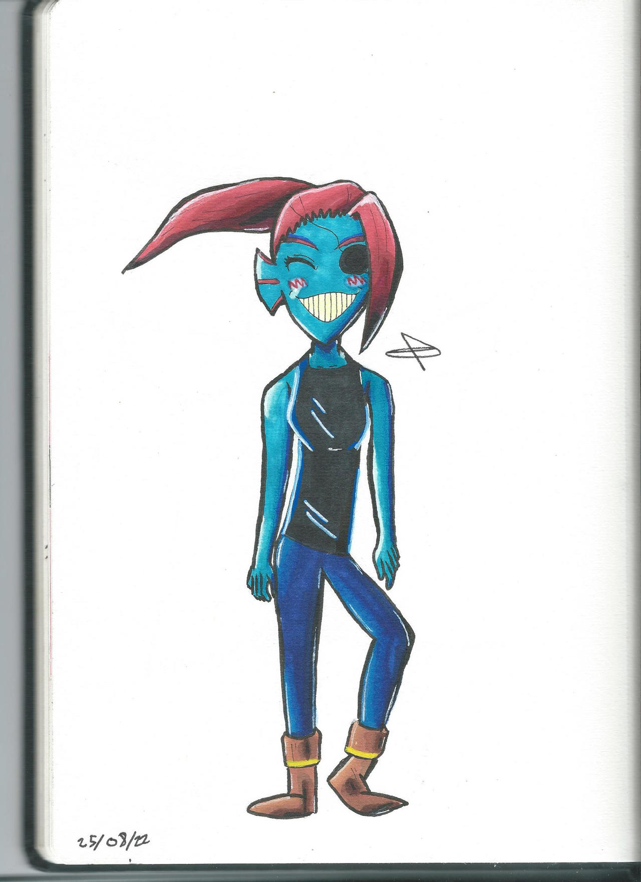 Undyne draw by Undyne360 on DeviantArt