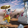 Lord Krishna and Bhismadeva