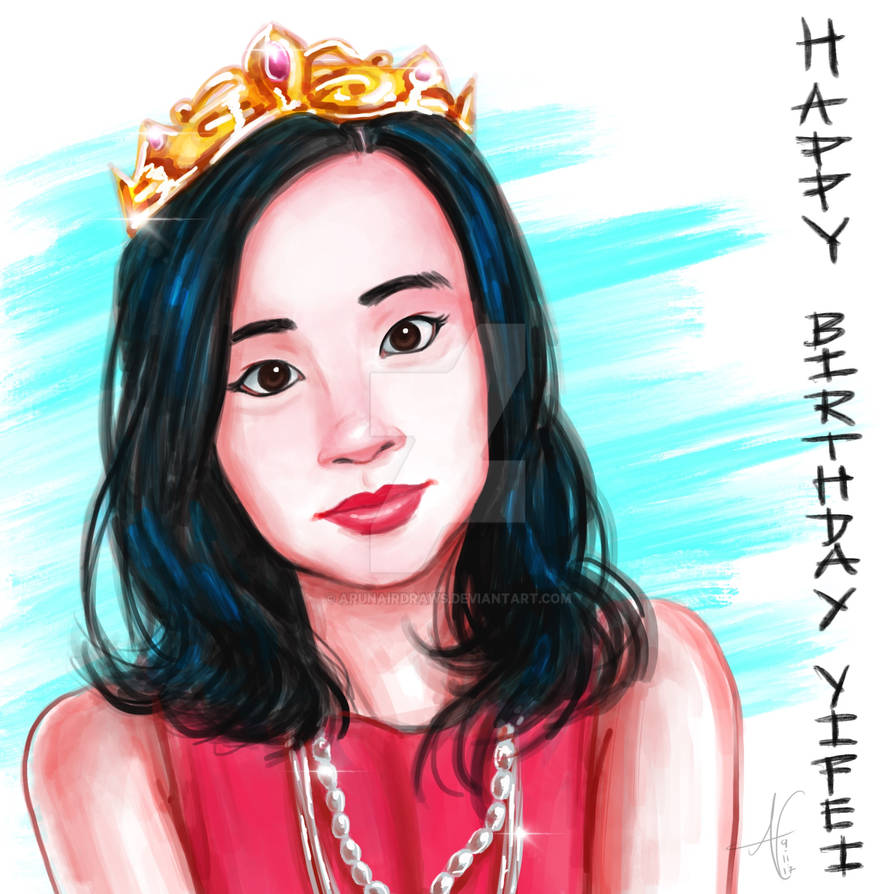 Digital Portrait: Happy Birthday Evie by arunairdraws on DeviantArt