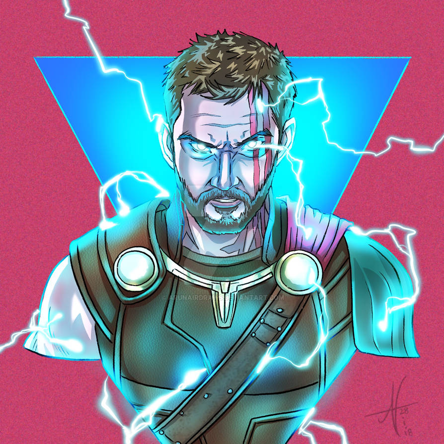 Digital Painting: Thor Ragnarok! by arunairdraws on DeviantArt