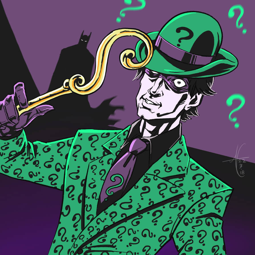 Absolute Riddler Design The Riddler by arunairdraws on DeviantArt