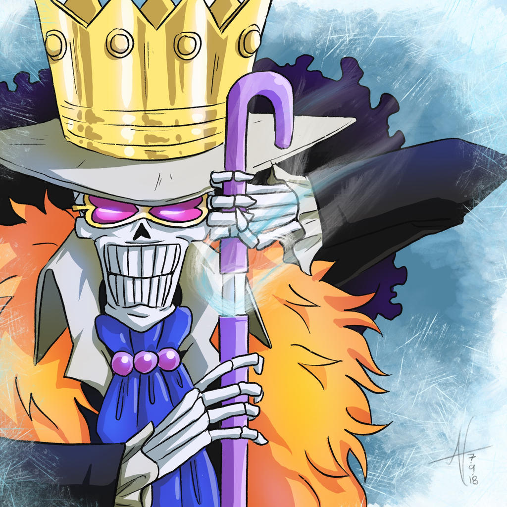 Brook Using Freezing Sword One Piece Brook! (fan-art) by arunairdraws on DeviantArt