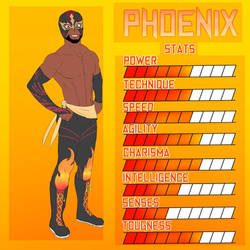 Phoenix Stats by Riokuzakoi! 