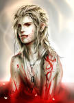 .Bath in blood. by sakimichan