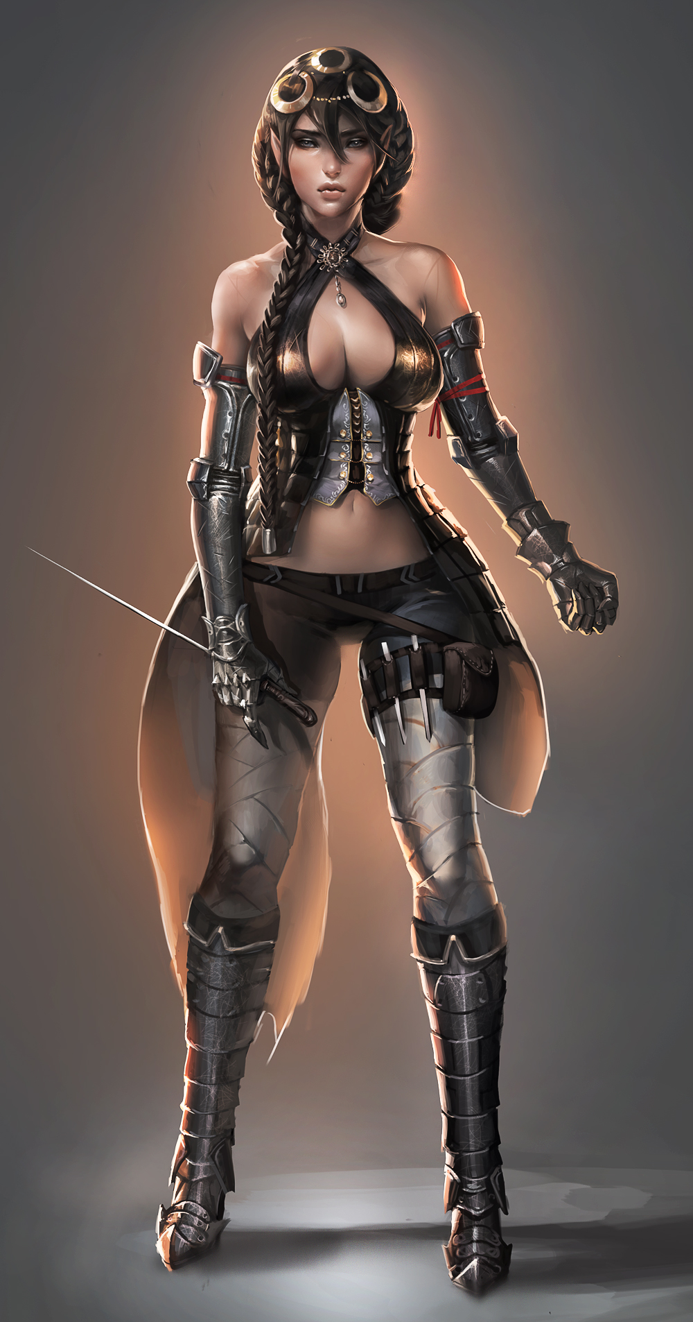Elf Assassin by sakimichan