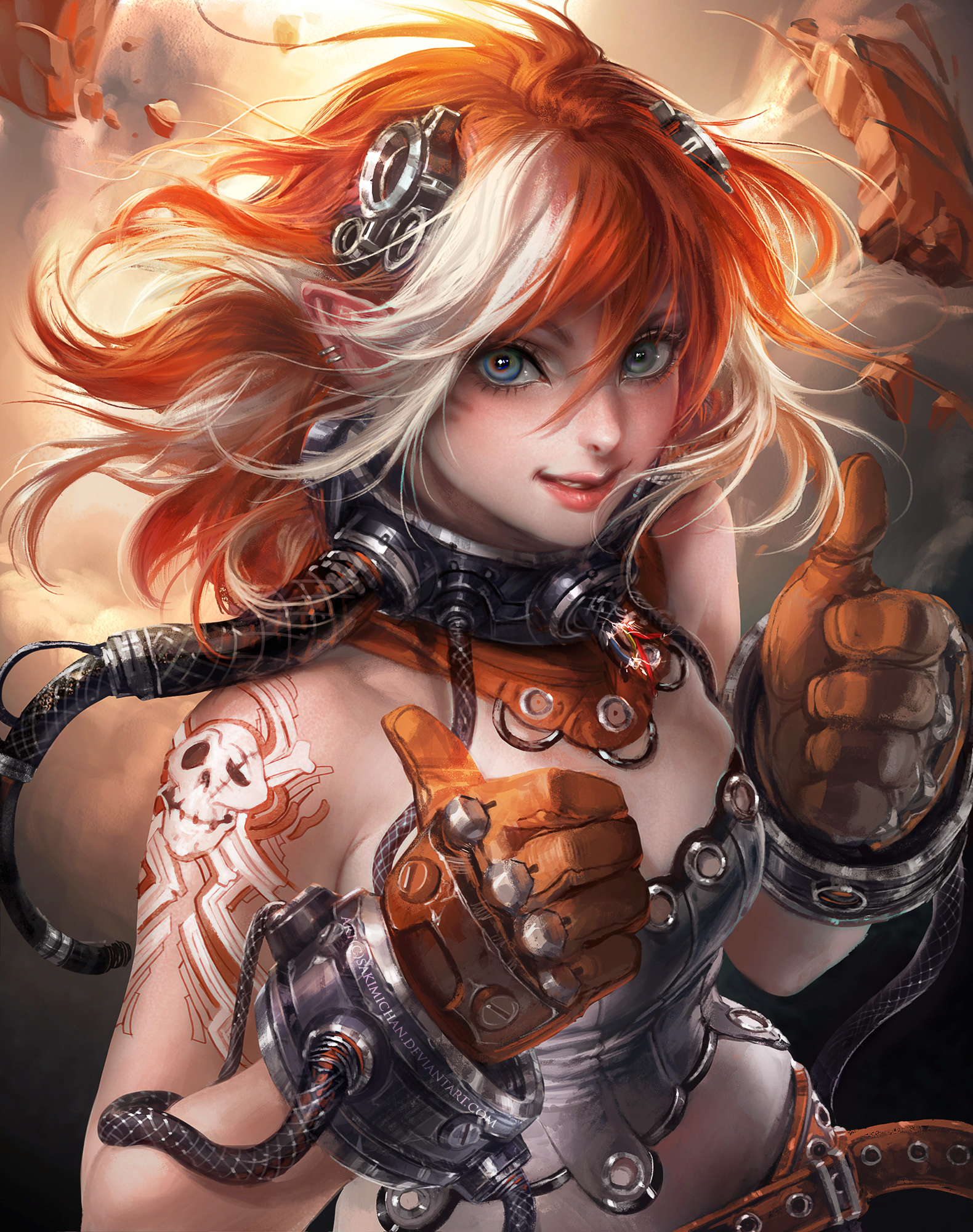 Thumbs up by sakimichan