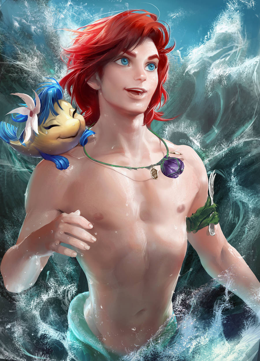 Out of water by sakimichan