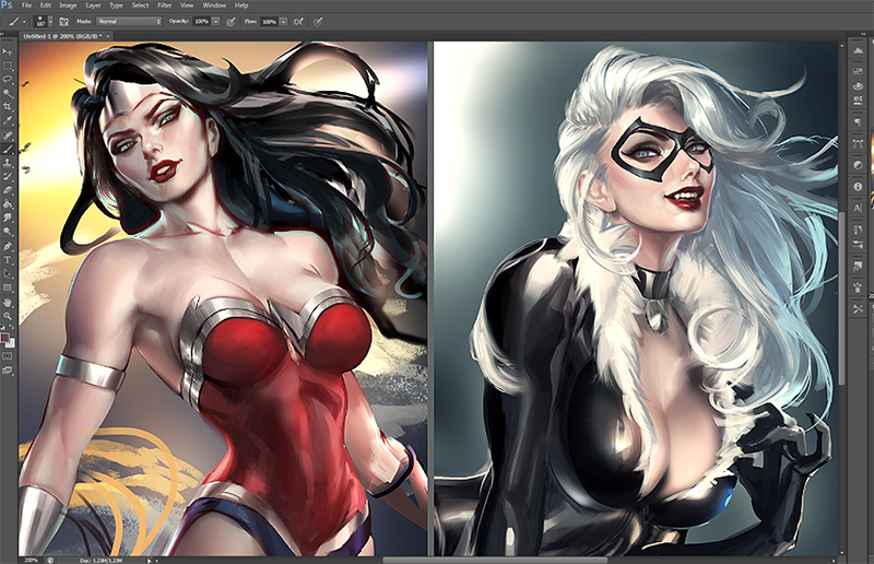 Comic ladies Wip