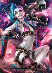 Jinx by sakimichan