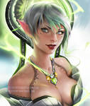 Elf lady by sakimichan Elf lady by sakimichan