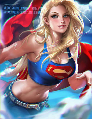 Super Girl Casual by sakimichan