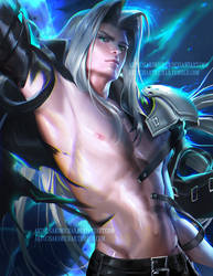 Sexy Sephiroth .NSFW optional.