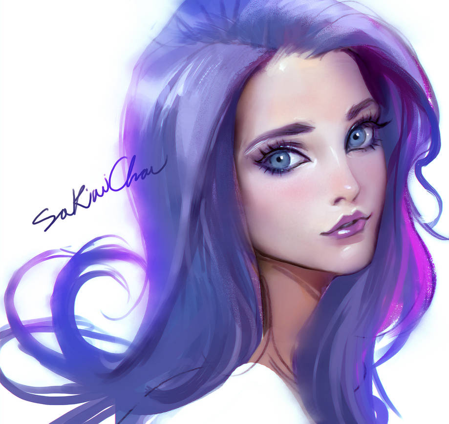 Portrait experiemental01(livestreaming!) by sakimichan
