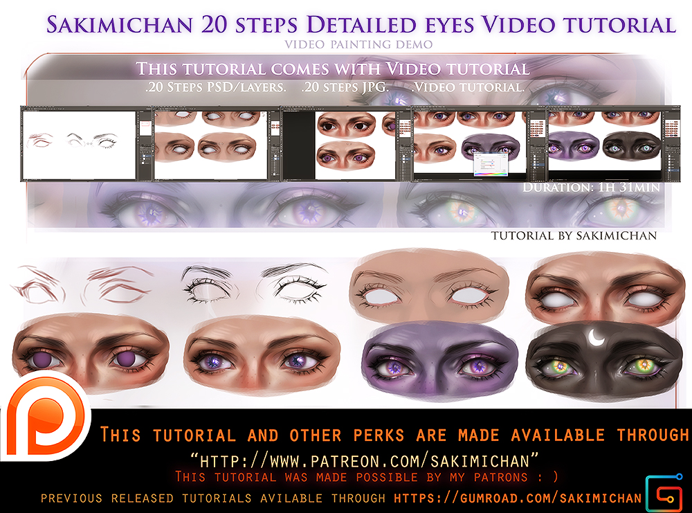 Detailed eyes video tutorial pack.promo