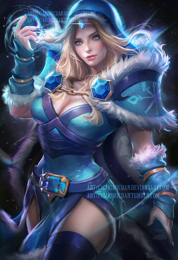 Crystal Maiden Dota 2 By Sakimichan On Deviantart Crystal Maiden Dota 2 By Sakimichan On Deviantart