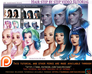 Hair style step be step video tut pack .promo.