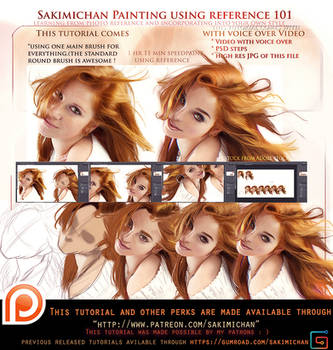 Painting with reference  voice over lesson .promo.