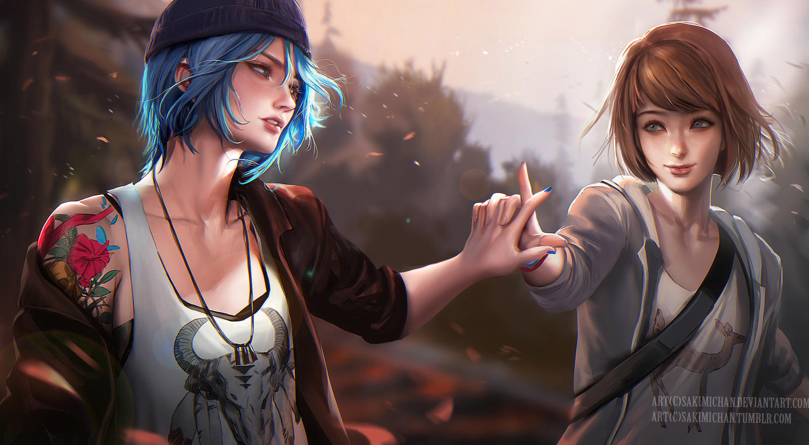 Life is strange .Together. by sakimichan