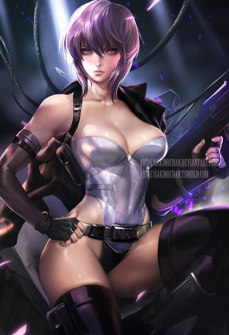 Ghost in Shell .nsfw optional. by sakimichan