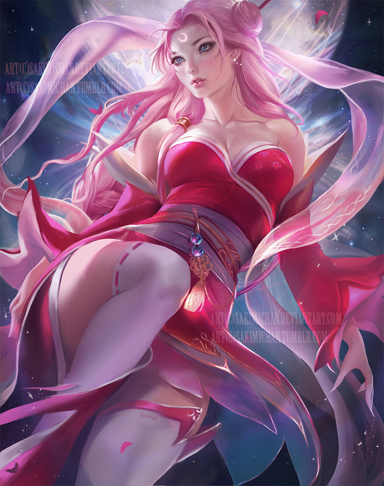 Lunar Princess nsfw Optional By Sakimichan On DeviantArt lunar-princess-nsfw-optional-by-sakimichan-on-deviantart