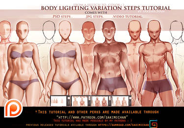 Body Lighting steps tutorial pack.promo.