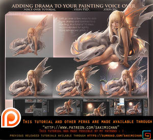 Adding drama to your painting .Voiceover tutorial.