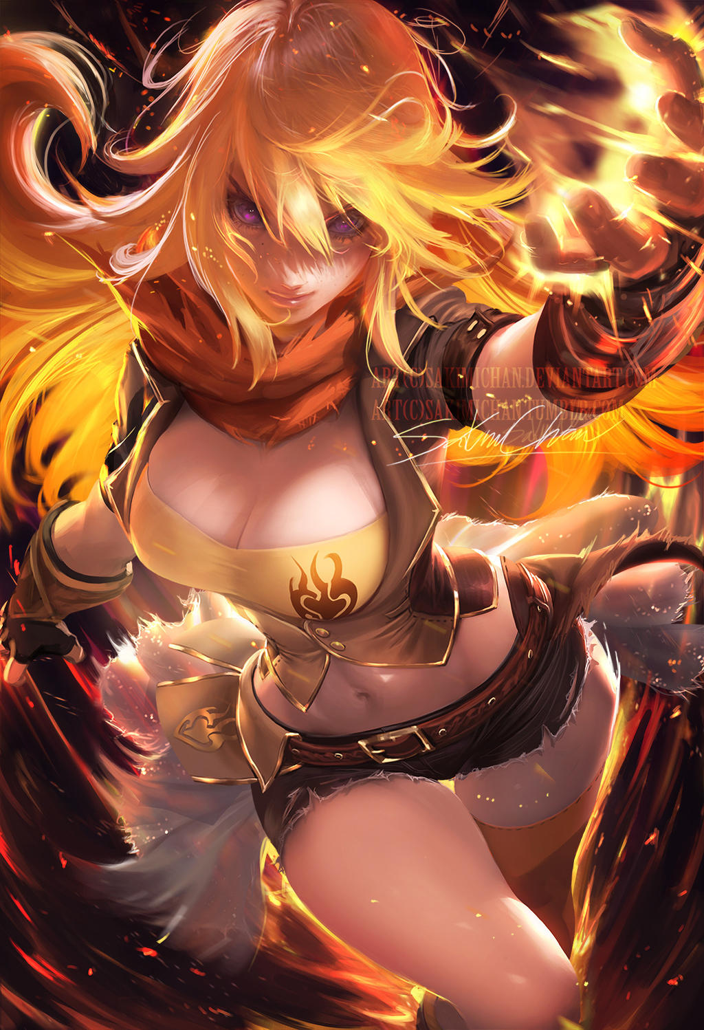 Yang Xiao Long by sakimichan