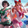Powerpuff Sailors