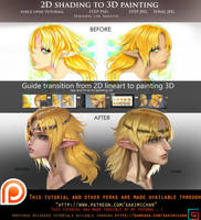 2D shading to 3D painting voice over guide.promo.