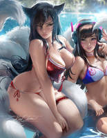 Pool Party Ahri